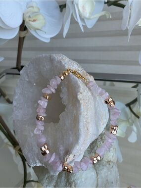 Grounding Rose Quartz Bracelet